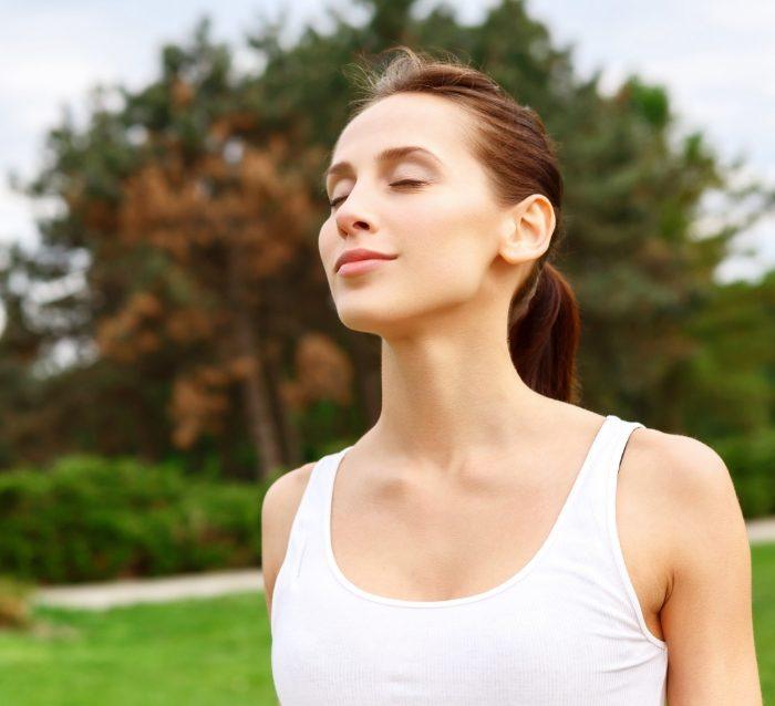 Woman relaxing after sedation dentistry visit